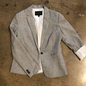 Gray Blazer with Cute Lining
